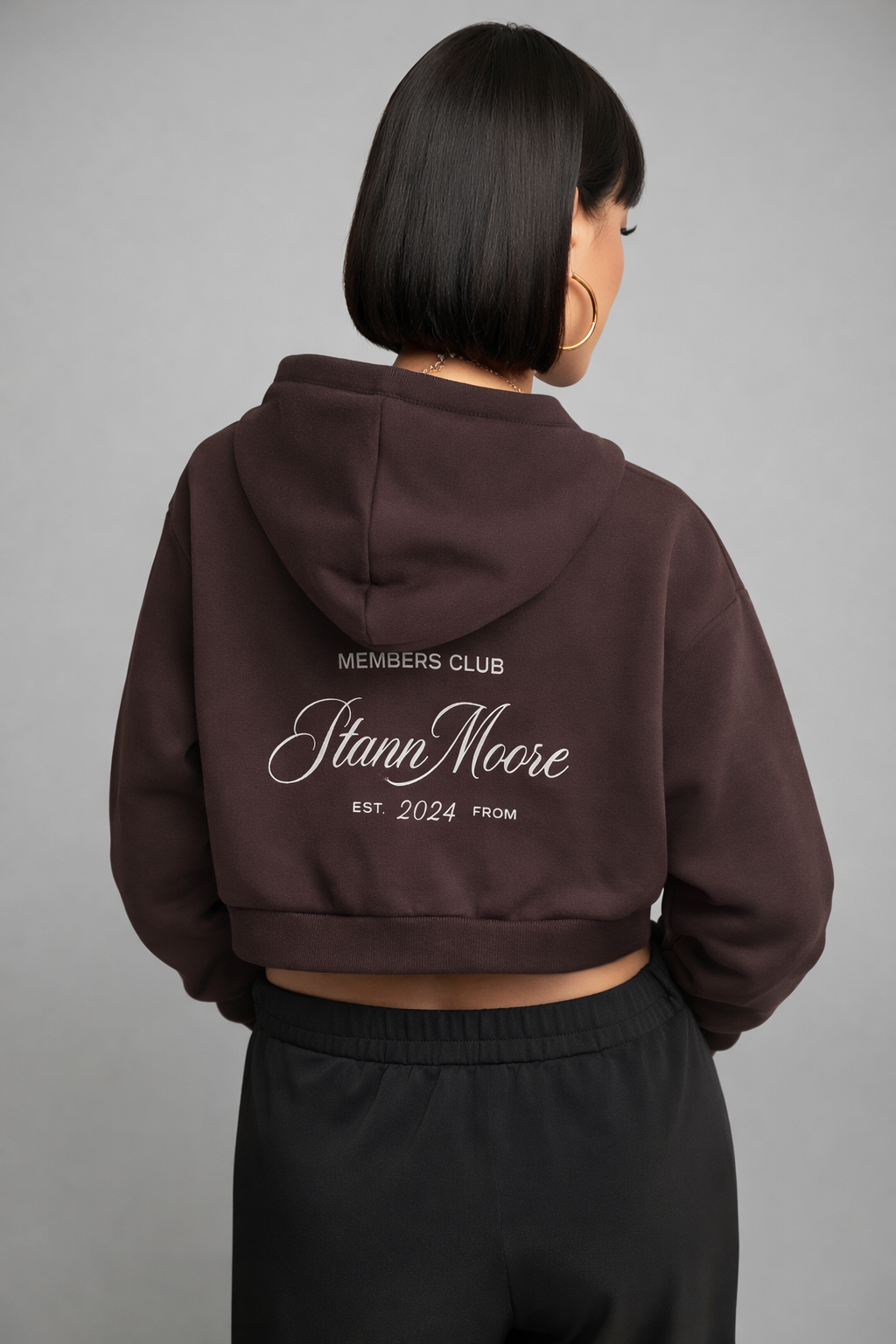 Essential Cropped Hoodie