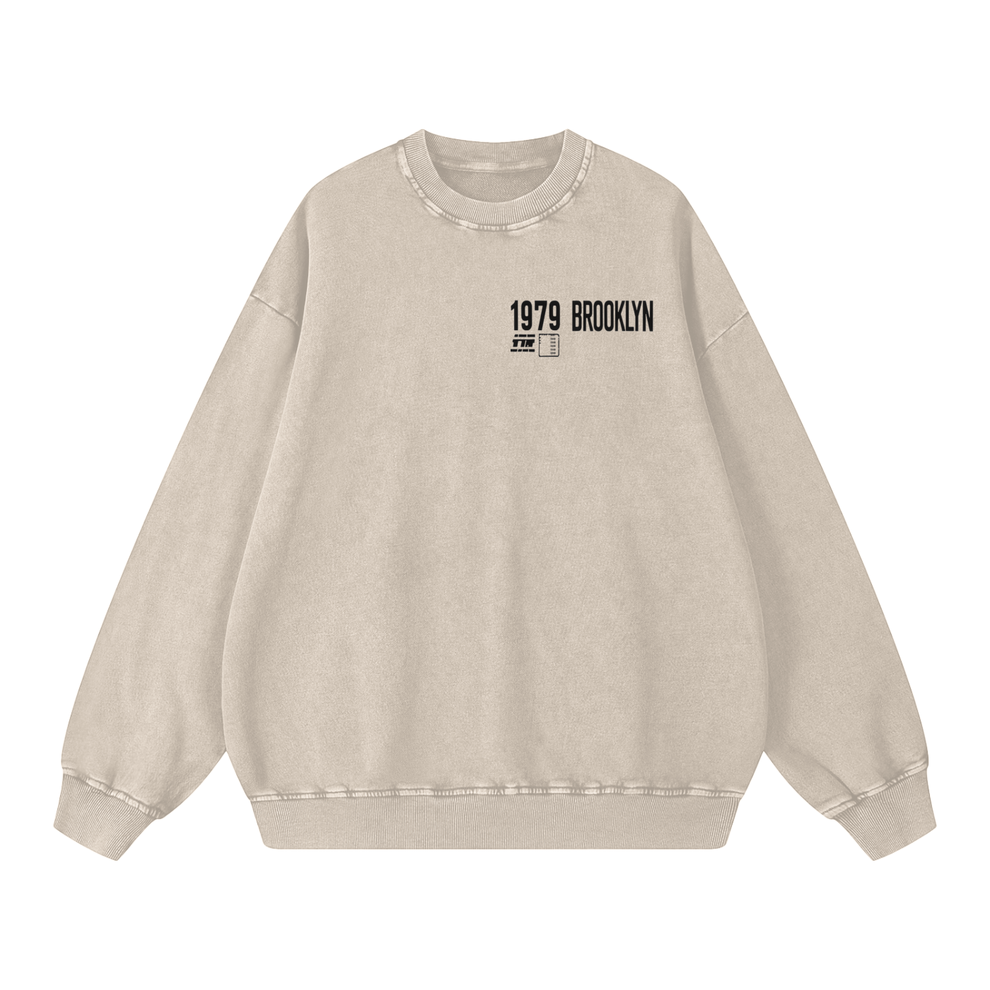 Snow Washed Oversized Sweatshirt