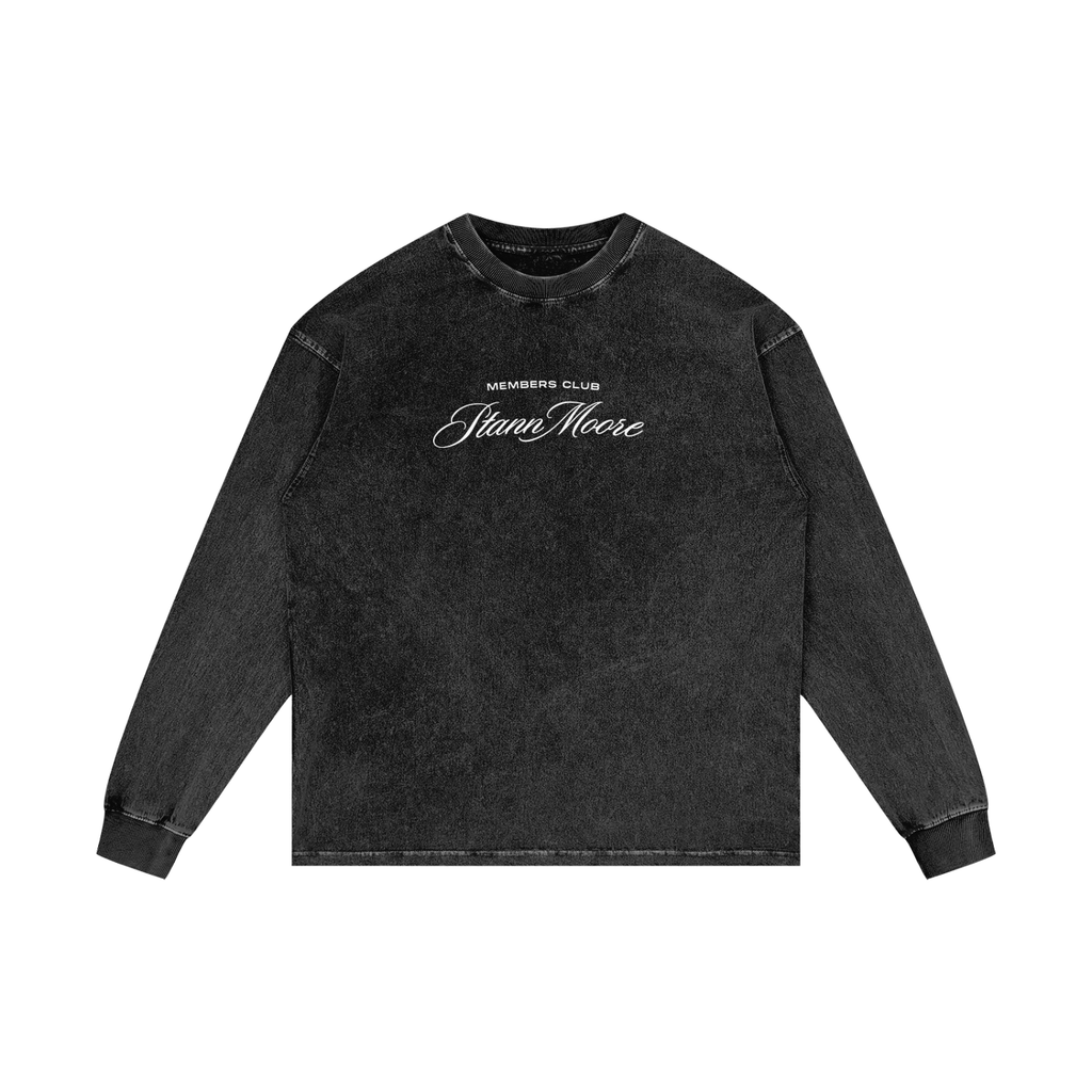 Stannmoore Acid Wash Black Tee