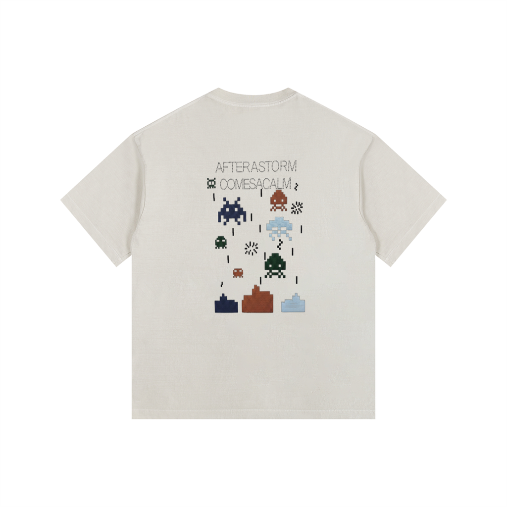 Vintage Washed Oversized Cotton T-Shirt