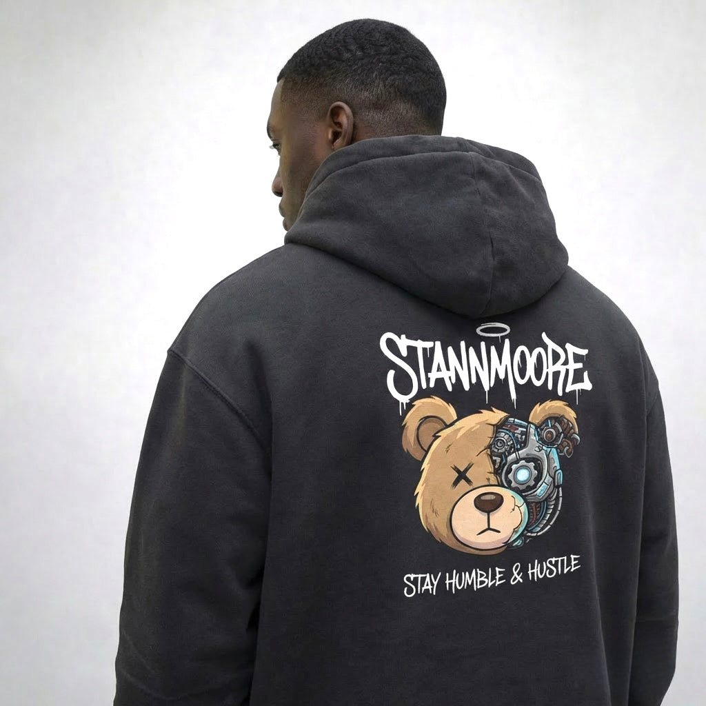 Frayed Sunfade Boxy Fleece Hoodie