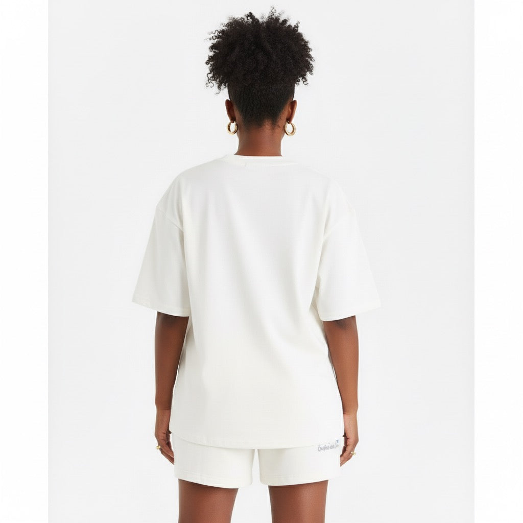 Stannmoore Faded Bone Oversized T-Shirt