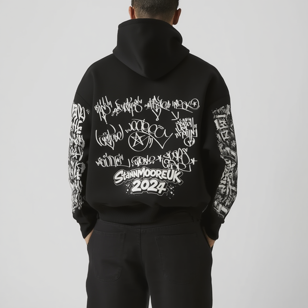 Urban Graffiti Oversize Hoodie