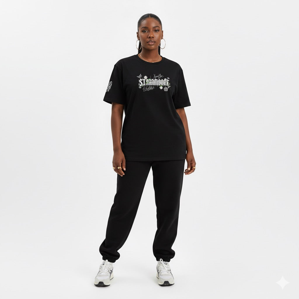 Stannmoore Ribbed neck t-shirt