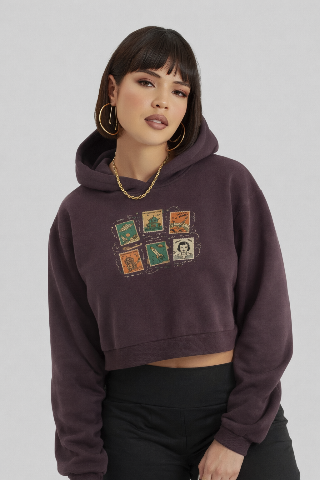 Essential Cropped Hoodie