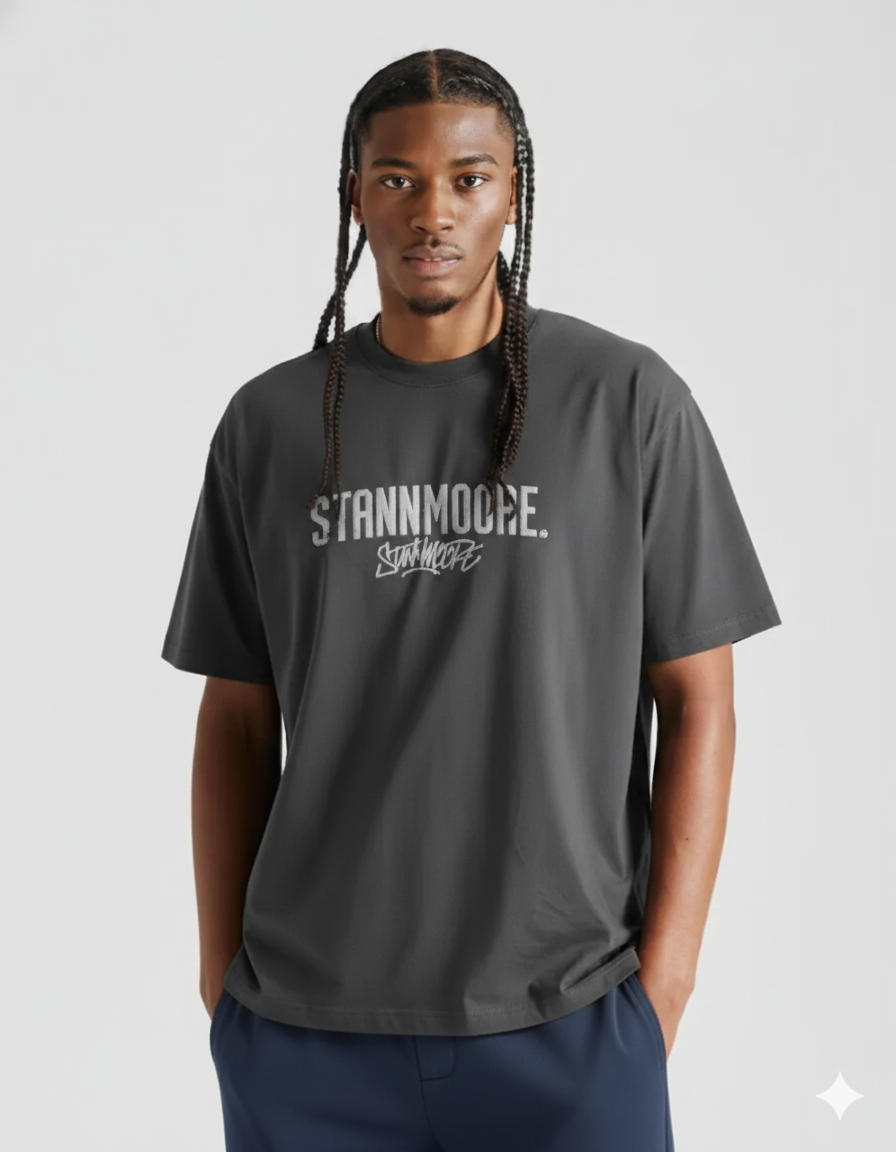 STANNMOORE Vintage Wash Oversized T-Shirt