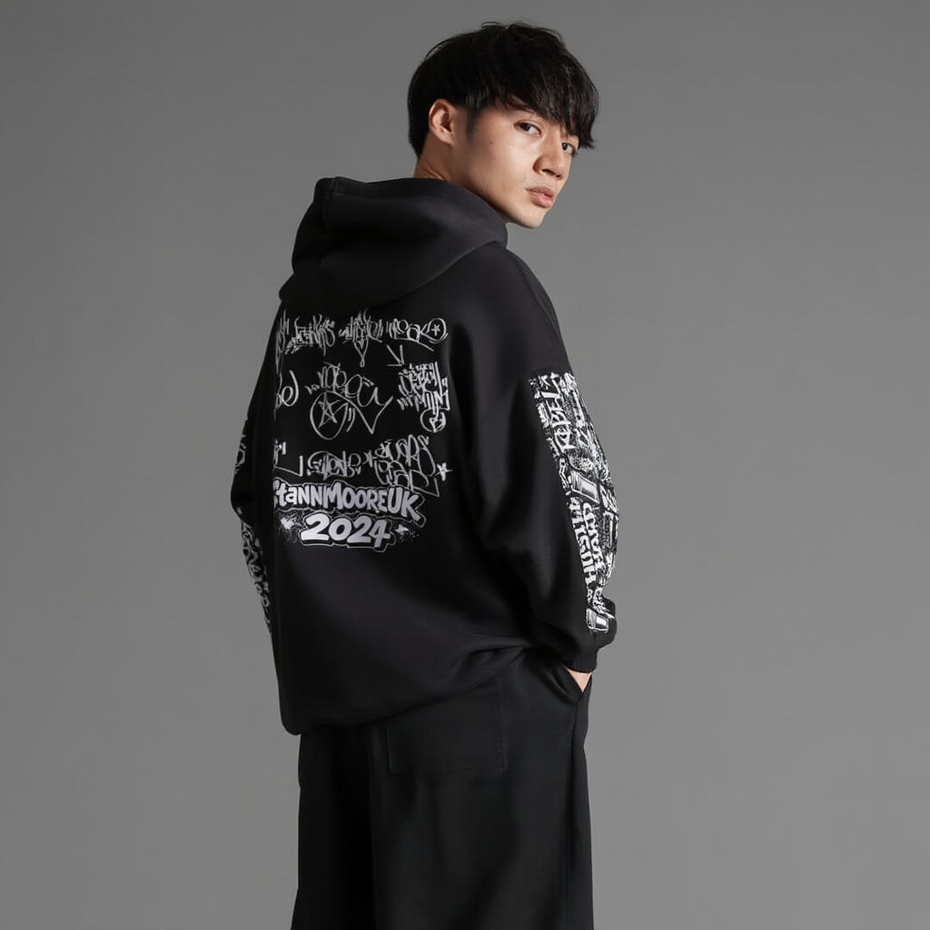 Urban Graffiti Oversize Hoodie