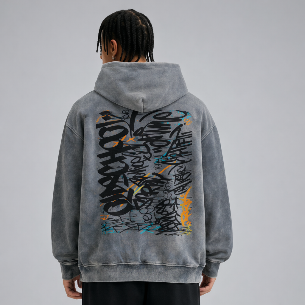 Zip-Through Boxy Fleece Hoodie