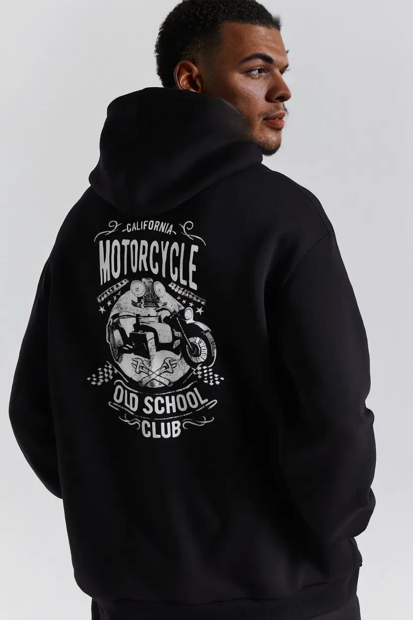 Old School Club Oversized heavyweight hoodie